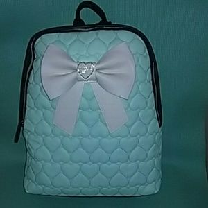 Betsey johnson  leather backpack