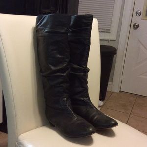 Black Steve Madden tall boots size 9.5