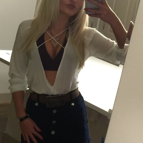 White blouse top