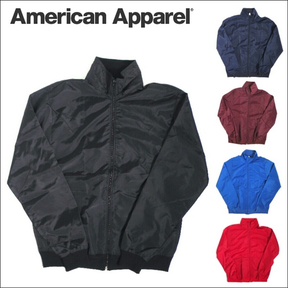 American apparel metallic windbreaker/rain jacket - Picture 3 of 3
