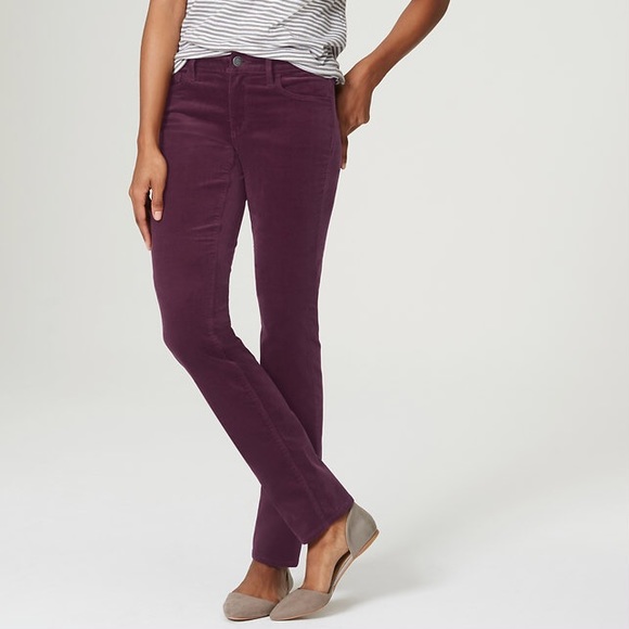 LOFT purple skinny jeans