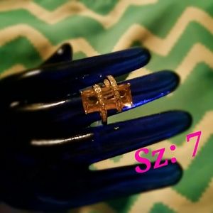 Pink simulated Stone ring