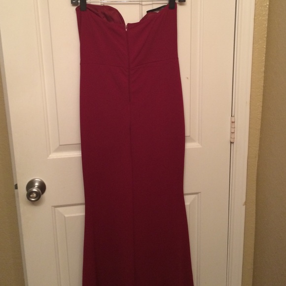 Marroon Prom Dress - Picture 2 of 2