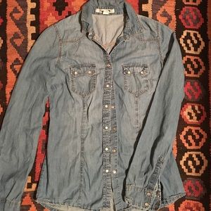 Forever 21 Jean Shirt