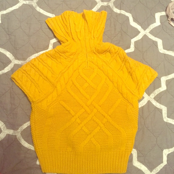 Loft Mustard color turtle knit sweater - Picture 1 of 2