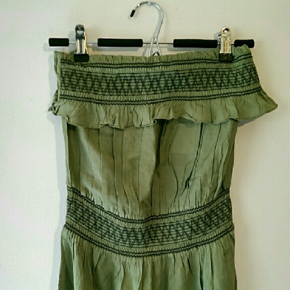 Arden B strapless maxi dress