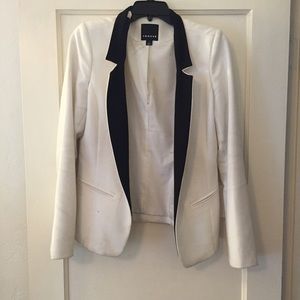 White Tuxedo Blazer