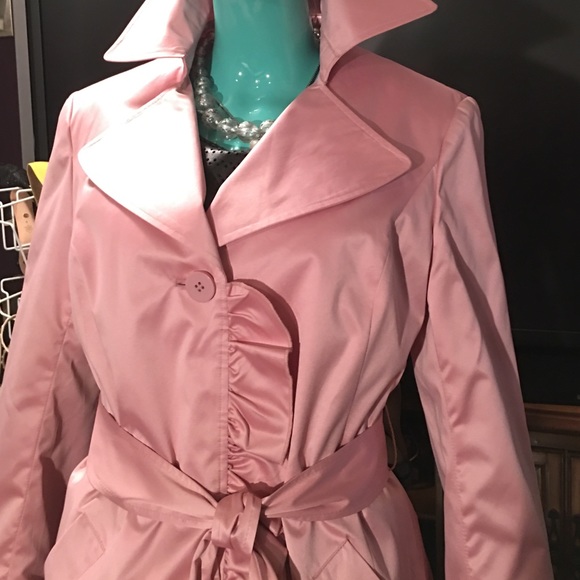 Take a long walk in a blush trench coat!!!