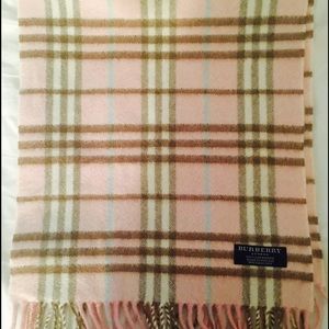 100% cashmere Burberry scarf