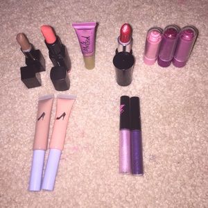 A mixture of pop beauty, too faced, elf, etc.