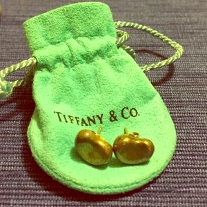 Tiffany silver "bean earrings"