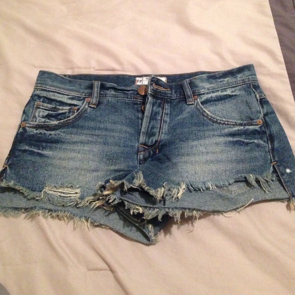 Free People Denim Shorts NWOT