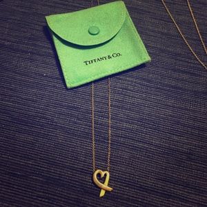 Tiffany Paloma Picasso loving heart necklace