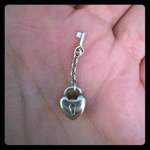 Heart and chain Pandora charm
