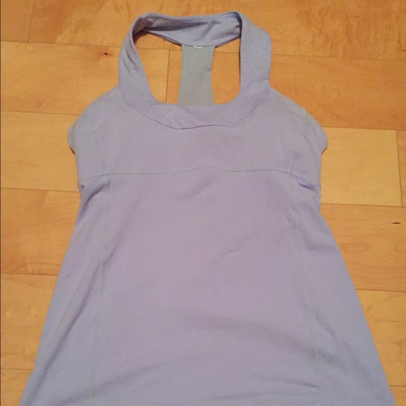 Lululemon lavender scoop tank sz 10
