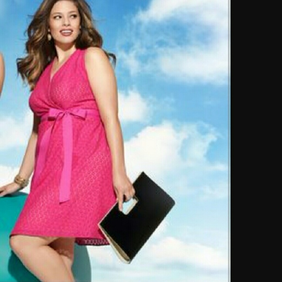 lane bryant pink dress