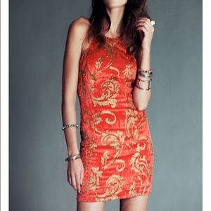TAKING OFFERS- free people crushed velvet dress