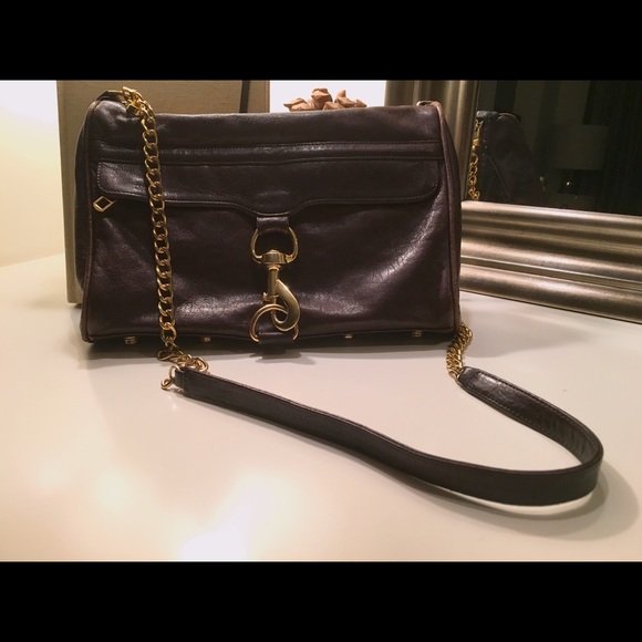 Rebecca Minkoff MAC bag, vintage, brown and gold