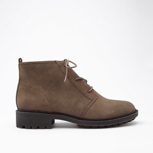 Lug sole ankle booties