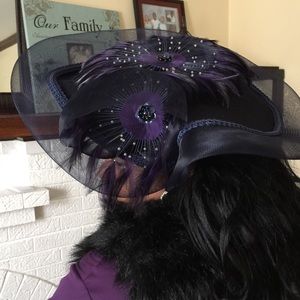 Purple passion with blue rim