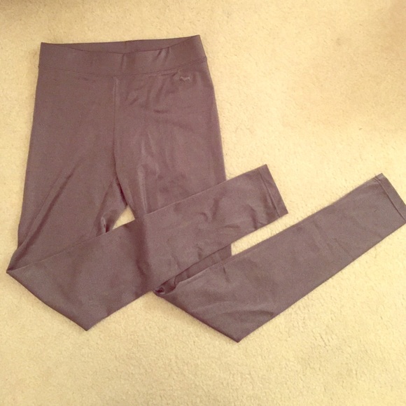 Sparkly grey pink leggings