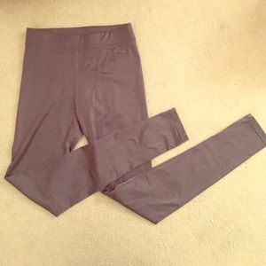 Sparkly grey pink leggings