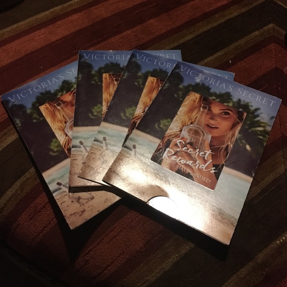 4 Victoria secret reward cards