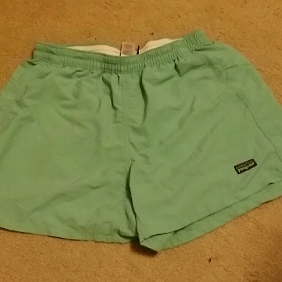 SOLD Patagonia seafoam athletic shorts