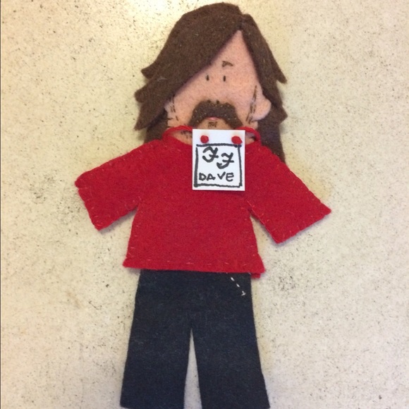 Dave Grohl felt doll