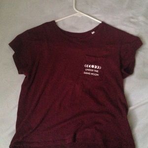 Maroon Pacsun Crop top