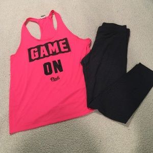 PINK tank & leggings