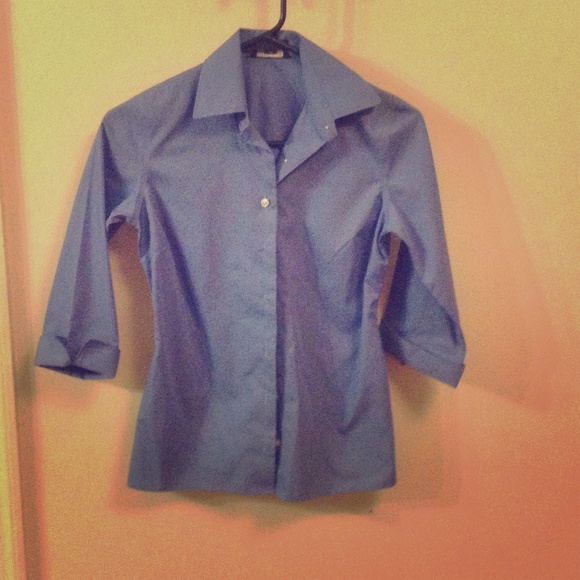 Cute blue button down shirt
