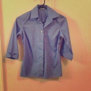 Cute blue button down shirt