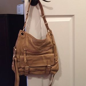 Cole Haan light tan leather purse