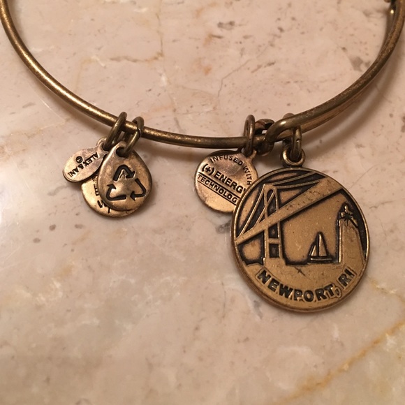 Alex and Ani Newport, Rhode Island Bangle Bracelet - Picture 2 of 2