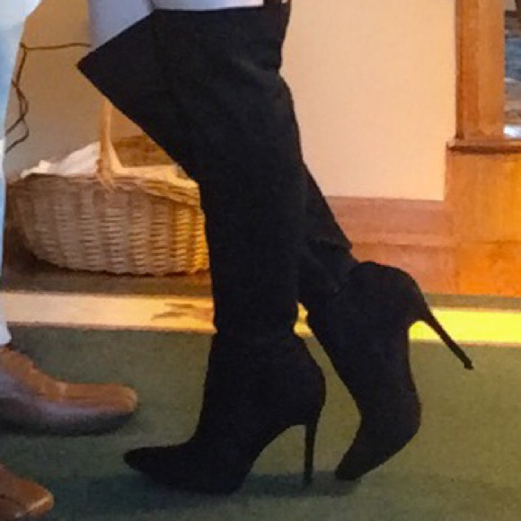 Penny Loves Kenny over the knee boots