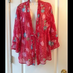 OLD NAVY MATERNITY KIMONO STYLE COVER UP L