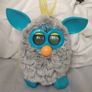Gray and Teal Furby