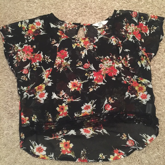 Black Poppy Shirt