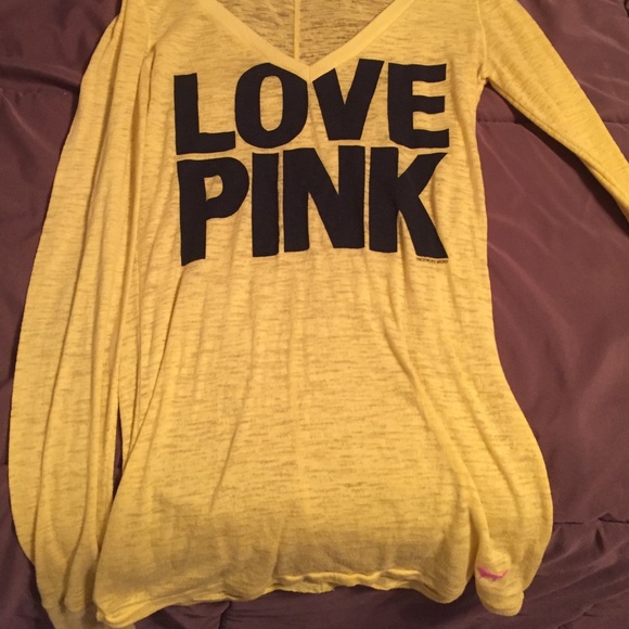 Long sleeve sheer PINK T.