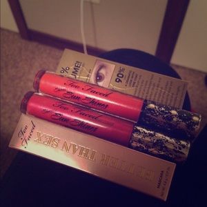 Too Faced bundle lip gloss and mascara