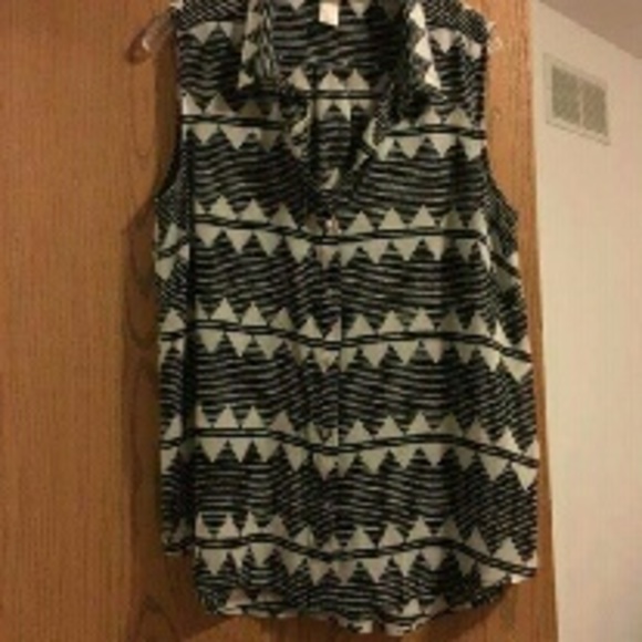 Aztec sheer tank