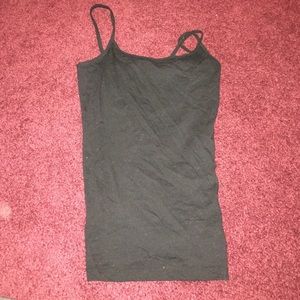 Black tank top