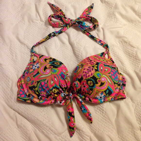 Cute and colorful bikini top
