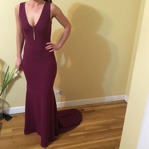 Long stretchy dress not Sherri hill