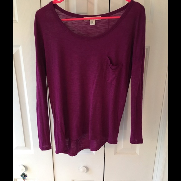 Purple Flowy shirt