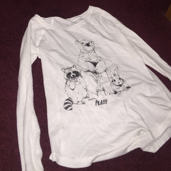 Long sleeve peace shirt