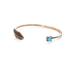 Vintage feather bracelet bangle