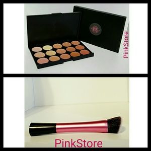Contour Cream Palette Kit wit Pink Brush Nw