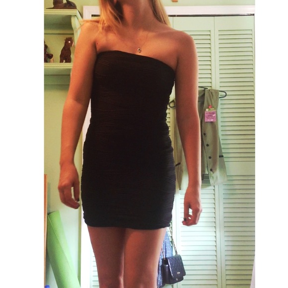 Strapless Black Dress